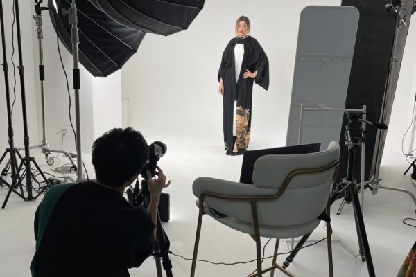 Kimono Model Photo-shooting with an apparel company